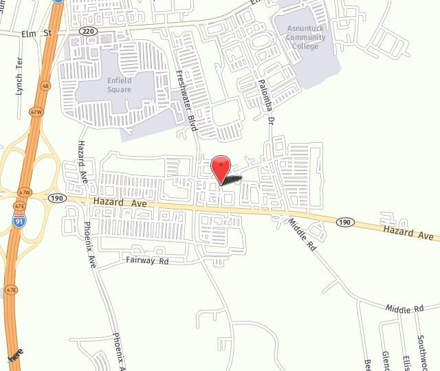 Location Map: 9 Cranbrook Blvd Enfield, CT 06082