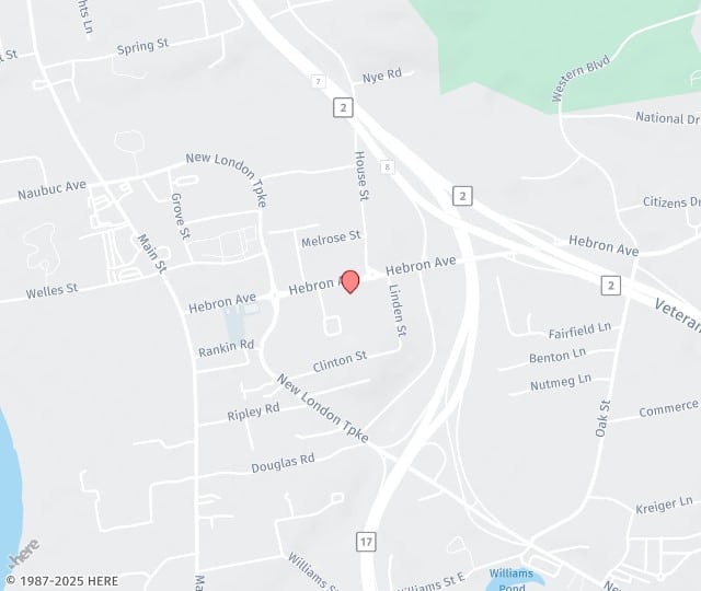 Location Map: 300 Hebron Avenue Glastonbury, CT 06033